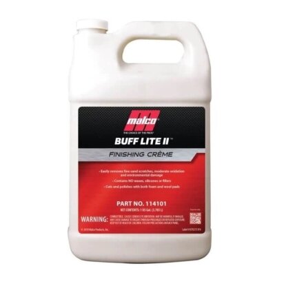Malco Buff Lite II Finishing Crème 1 L – pasta One Step (bez wosku) 2