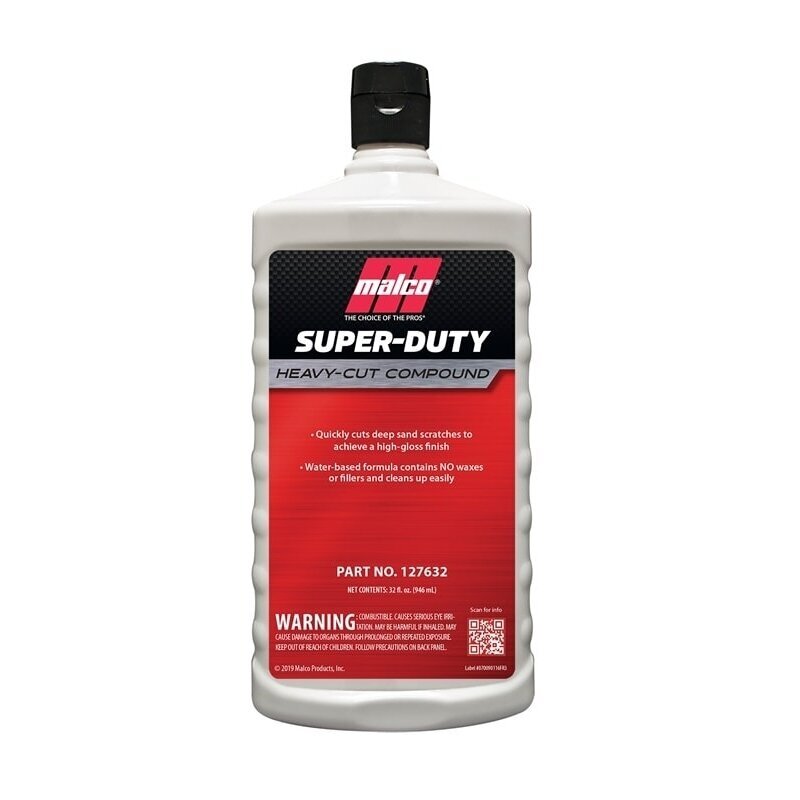 Malco SUPER-DUTY Heavy Cut Compound – profesjonalna pasta Heavy Cut do korekty lakieru 1 Malco SUPER-DUTY Heavy Cut Compound – profesjonalna pasta Heavy Cut do korekty lakieru 1