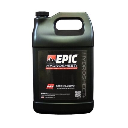 MALCO EPIC HYDROSHEET+ GRAPHENE WASH & WAX shampoo for ceramic-coated vehicles 1:128 3