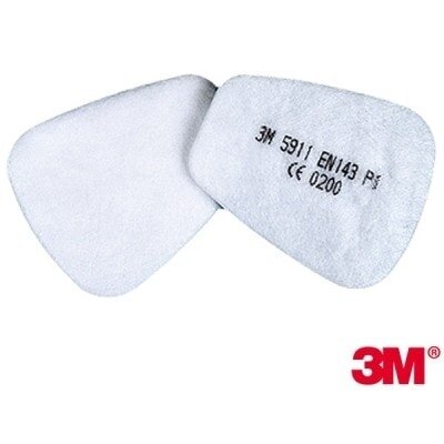 3M 5911 P1 priešfiltriai, pora