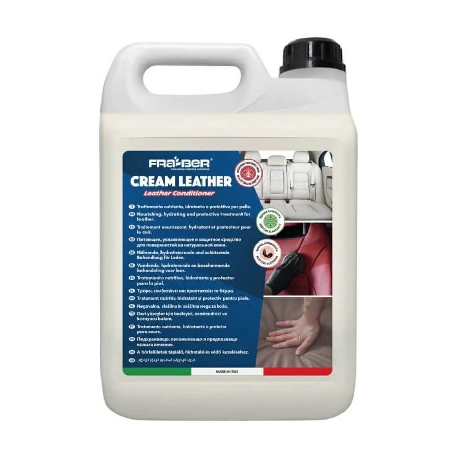 FRA-BER Leather Cream матовое молочко-пропитка для кожи с запахом кожи 5