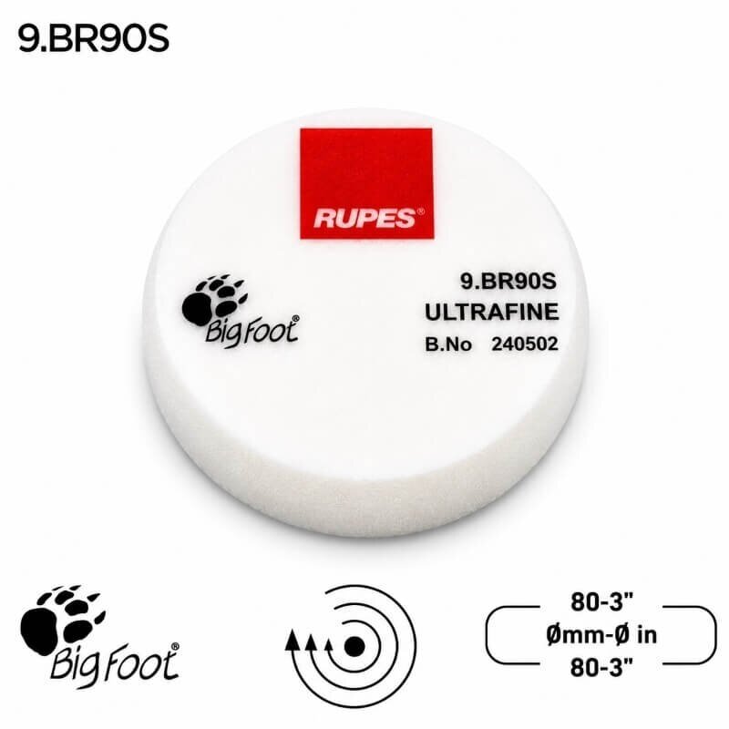 RUPES Rotary poliravimo kempinė ULTRA FINE White 1