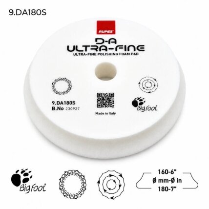 RUPES High Performance D-A ULTRA-FINE White Polishing Pad 7