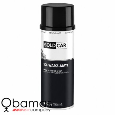 Aerozoliniai dažai GoldCar juodi matiniai 400 ml