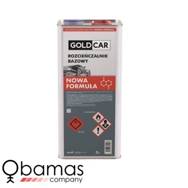 GOLDCAR New Formula bazinių dažų skiediklis 5 L