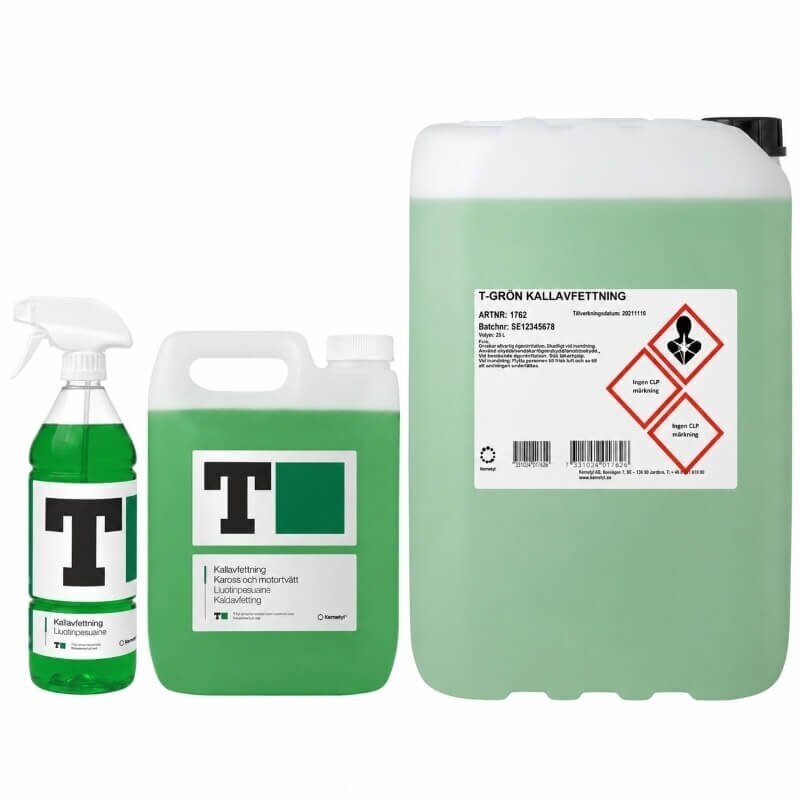 T-Grön Kallavfettning Tar Deposit Remover