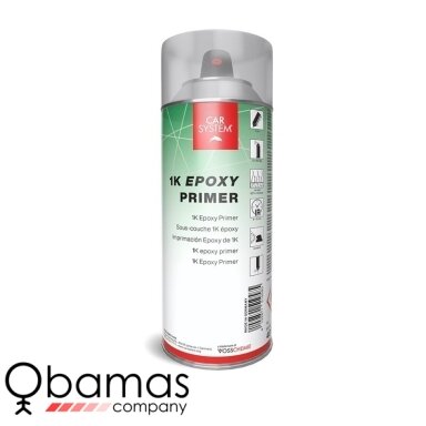 CARSYSTEM 1K Epoxy Primer epoksidinis aerozolinis gruntas Grey 400 ml