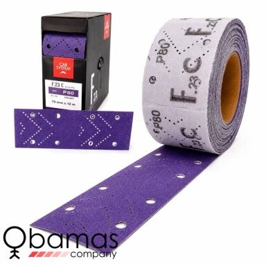 Carsystem F.23 Ceramic keramikinė šlifavimo juosta rulone 70 mm x 12 m