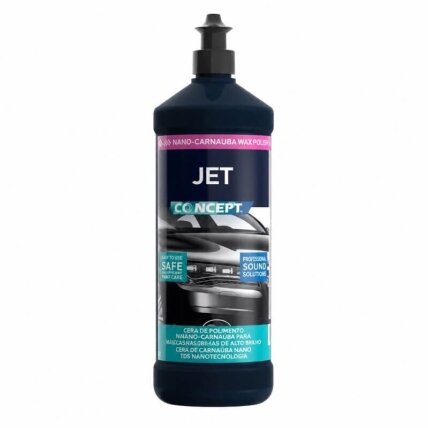 CONCEPT JET Black Gloss juodas NANO Carnauba vaškas 1 L