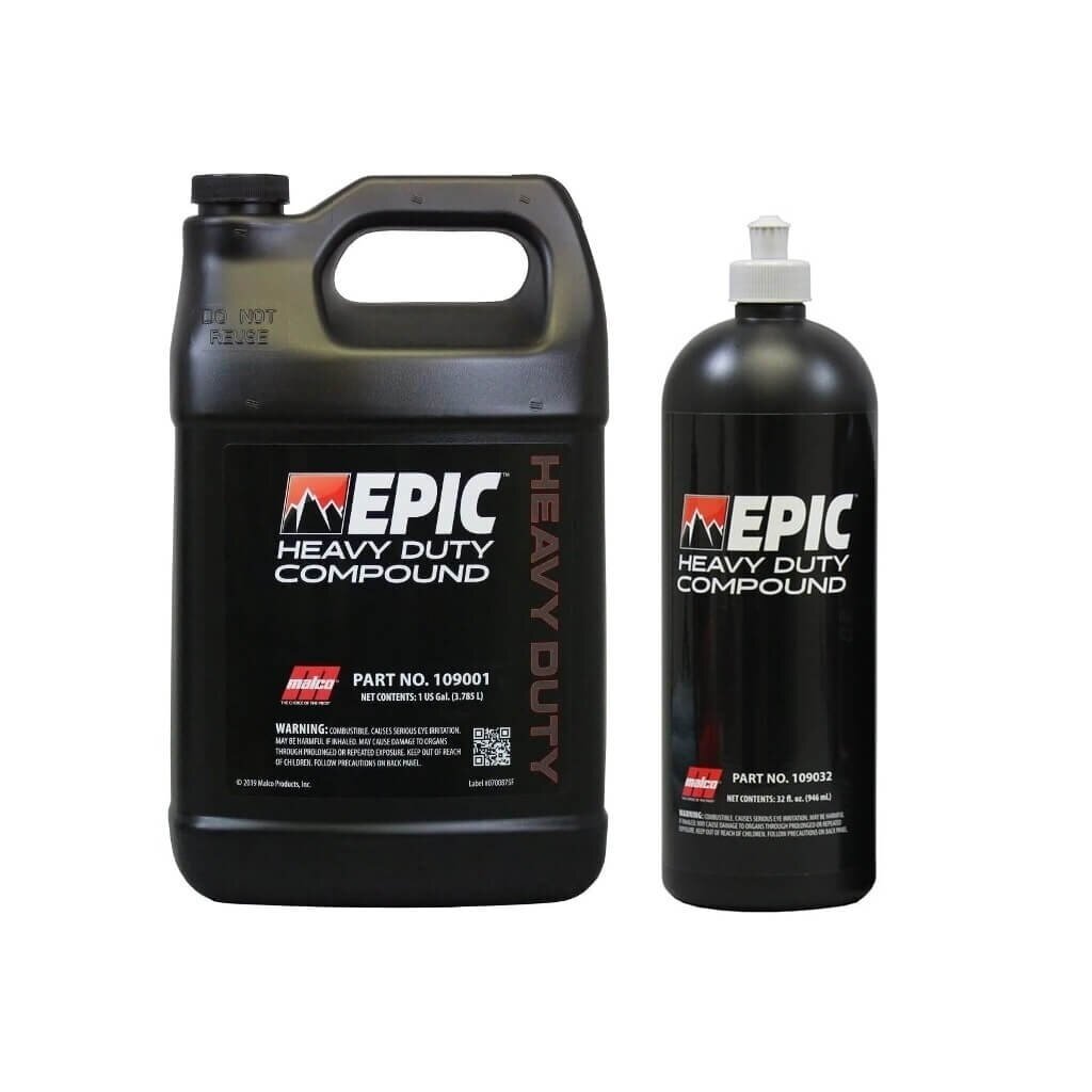 EPIC Heavy Duty Compound Premium Line – DA/Orbital Compound (Removes P1500 Marks)