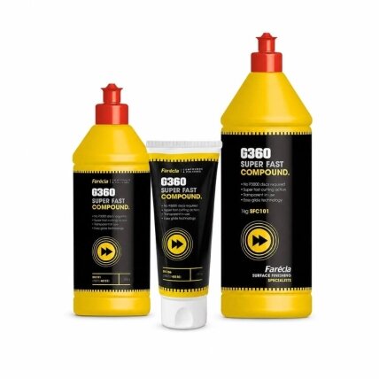 FARECLA G360 Super Fast Compound – abrazyvinė poliravimo pasta korekcijai
