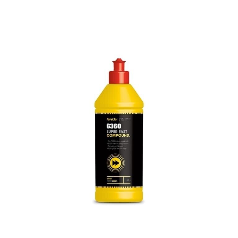 FARECLA G360 Super Fast Compound – abrazyvinė poliravimo pasta korekcijai 2 FARECLA G360 Super Fast Compound – abrazyvinė poliravimo pasta korekcijai 2