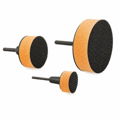 Flexipads SOFT atraminis šlifavimo–poliravimo padukas su 3 mm velenėliu