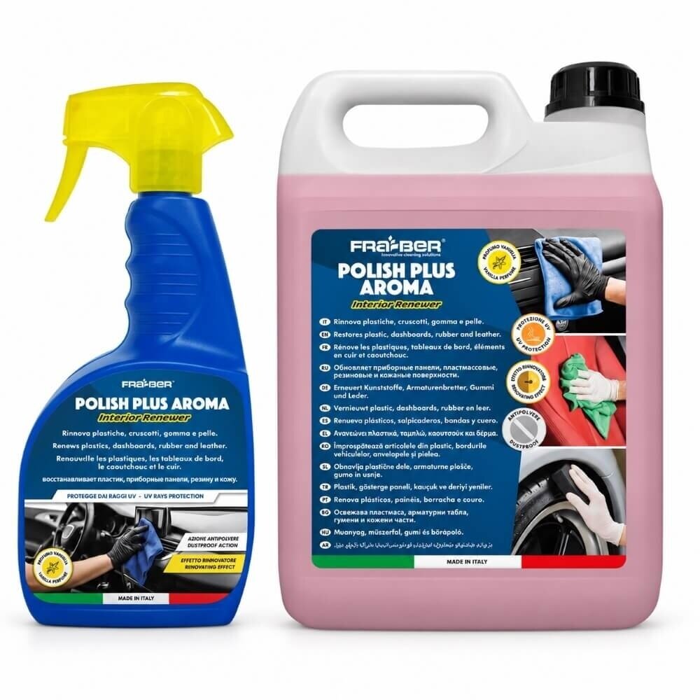 FRA-BER Polish Plus Aroma антистатический восстановитель пластика, резины и кожи