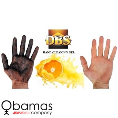 DBS rankų plovimo gelis dažams, tepalams ir nešvarumams 0,75 L