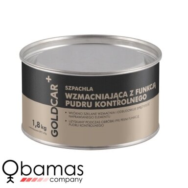 Goldcar+ stiklo pluošto glaistas su kontroline pudra 1,8 kg