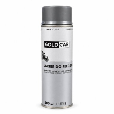 GoldCar sidabriniai aerozoliniai dažai ratlankiams, 500 ml GoldCar sidabriniai aerozoliniai dažai ratlankiams, 500 ml