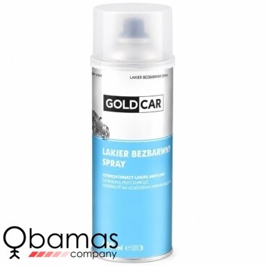 GOLDCAR skaidrus aerozolinis lakas 400 ml