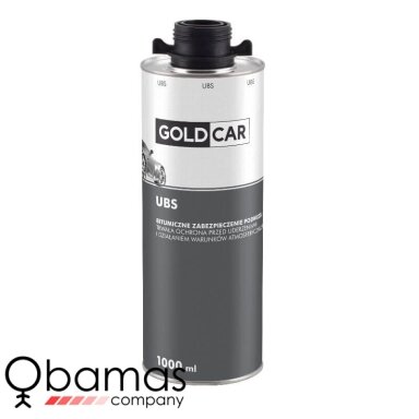 GOLDCAR UBS neuždažoma elastinga apsauginė kėbulo danga juoda 1 kg