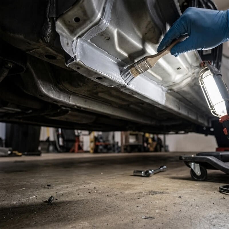 GOLDCAR KDM masa uszczelniająca do szwów pod pędzel 1 kg 1