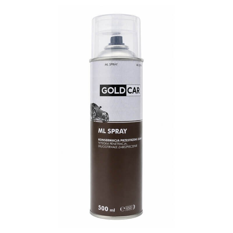 GOLDCAR ML transparentny wosk antykorozyjny do profili zamkniętych 500 ml