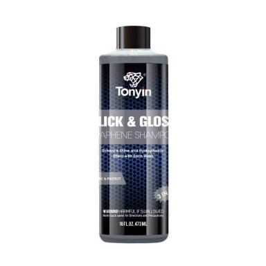 TONYIN SLICK & GLOSS GRAPHENE SHAMPOO 3in1 grafeno šampūnas 500 ml 1:100
