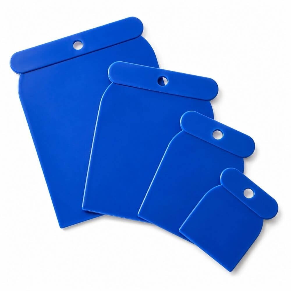 ITALKO BLUE plastikinių glaistyklių rinkinys 4 vnt.