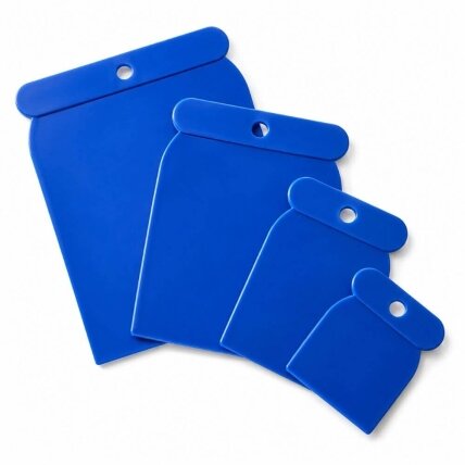 ITALKO BLUE plastikinių glaistyklių rinkinys 4 vnt.