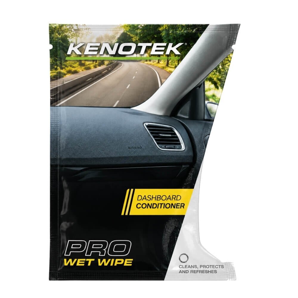 Салфетка Kenotek PRO Dashboard Wet Wipe для пластика и кожи