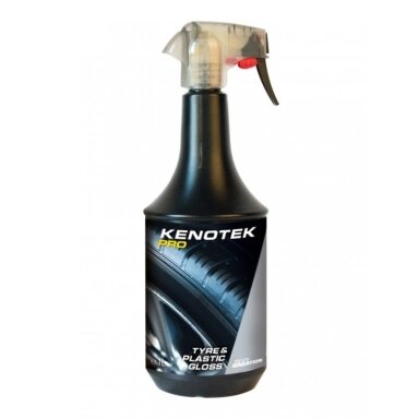 KENOTEK Tyre & Plastic Gloss padangų ir plastiko atnaujintojas 1 L