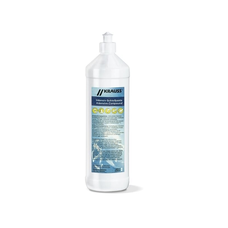 Krauss Intensively Abrasive 1 L – bardzo mocno ścierna pasta (Heavy Cut), bez silikonuL Krauss Intensively Abrasive 1 L – bardzo mocno ścierna pasta (Heavy Cut), bez silikonuL