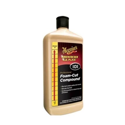 Meguiar’s M101 Foam Cut Compound – mocno ścierna pasta polerska (Heavy Cut) 1