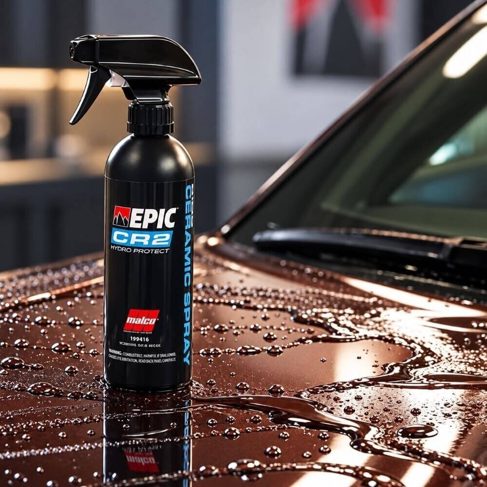 MALCO EPIC CR2 Hydro Protect purškiama SiO2 keraminė danga, 473 ml 1
