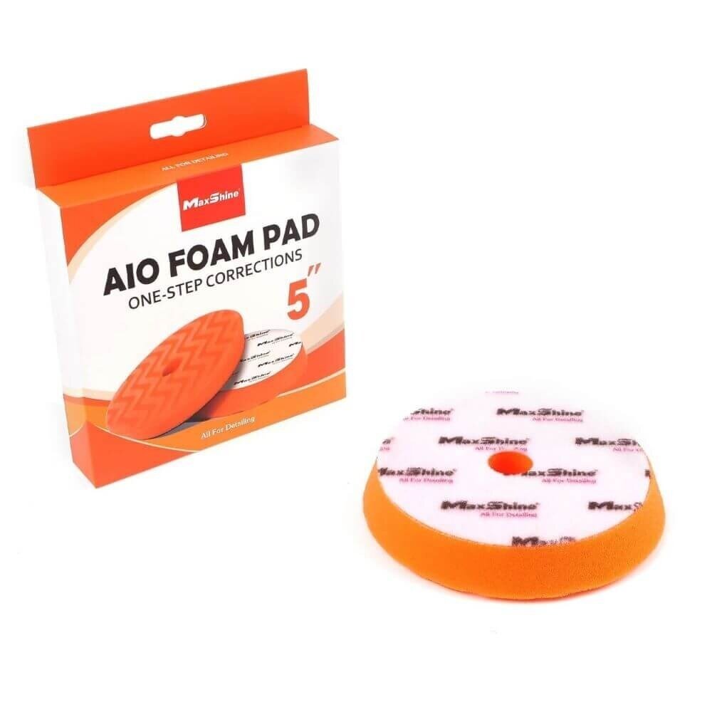 Maxshine DA AIO ORANGE One Step poliravimo kempinė – 125 mm / 150 mm 2