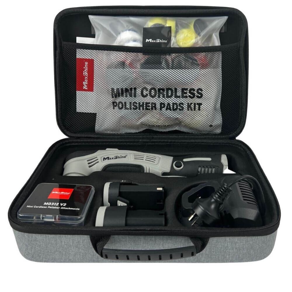 MaxShine M0312 V2 akumuliatorinė mini poliravimo mašinėlė DA/ROTARY 1