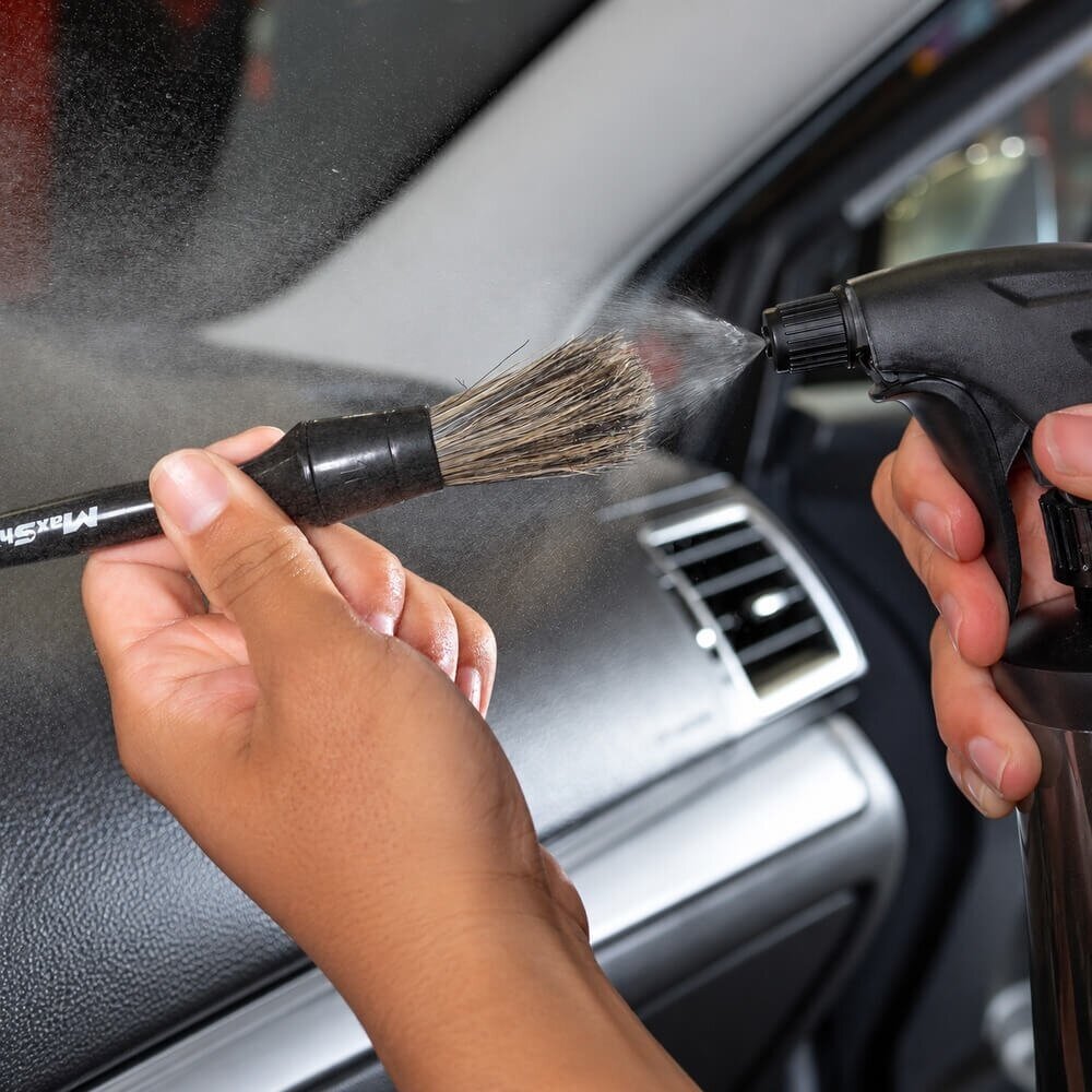 MaxShine Premium natūralių šerių detailingo šepetėlis 2
