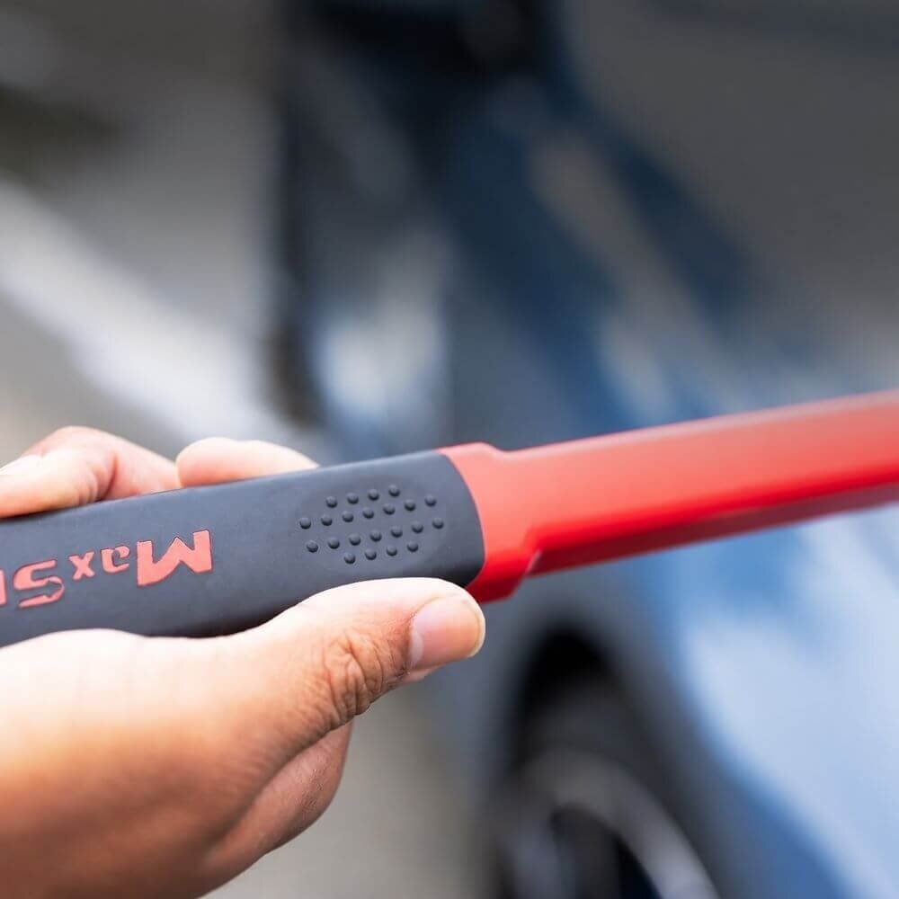 MaxShine Soft Grip ratlankių ir ratų arkų valymo šepetys ilga rankena 5