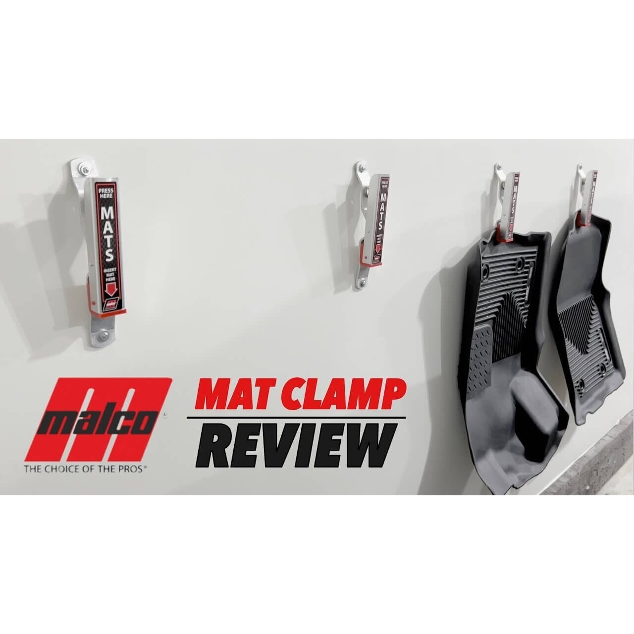 MALCO Mat Clamp uchwyt do dywaników samochodowych 2