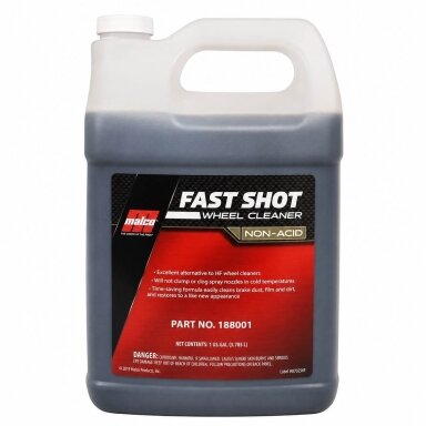 MALCO FAST SHOT rūgščių neturintis ratlankių ir padangų valiklis 3,8 L MALCO FAST SHOT rūgščių neturintis ratlankių ir padangų valiklis 3,8 L