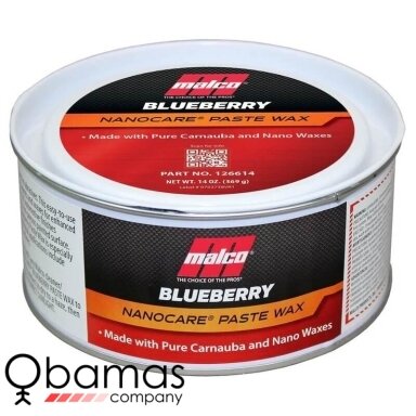 Malco Nano Care Blueberry Paste Wax apsauginis kietasis vaškas 396 g Malco Nano Care Blueberry Paste Wax apsauginis kietasis vaškas 396 g