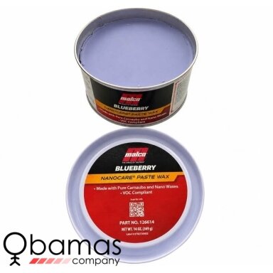 Malco Nano Care Blueberry Paste Wax apsauginis kietasis vaškas 396 g Malco Nano Care Blueberry Paste Wax apsauginis kietasis vaškas 396 g