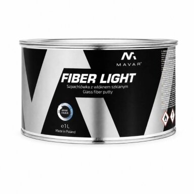MAVAR Fiber Light New Gen lengvas glaistas su stiklo pluoštu, keičiantis spalvą, 1 l