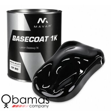 Mavar Special Jet Black CP90 1K juodi baziniai dažai 1 L