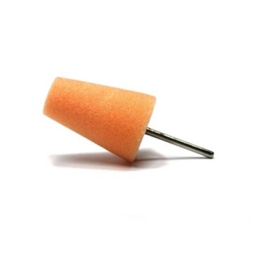 MaxShine mini kūginė poliravimo kempinėlė su velenėliu 30 × 45 mm