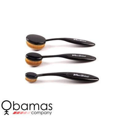 Maxshine Ultra Soft Rounded Brush šepetėlių rinkinys 3 vnt.