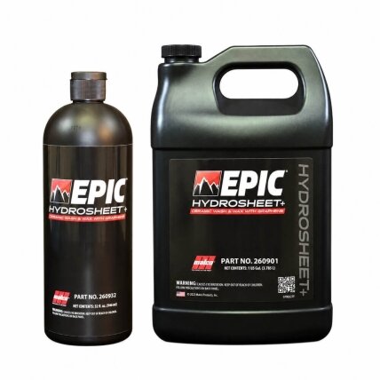 MALCO EPIC HYDROSHEET+ GRAPHENE WASH & WAX shampoo for ceramic-coated vehicles 1:128