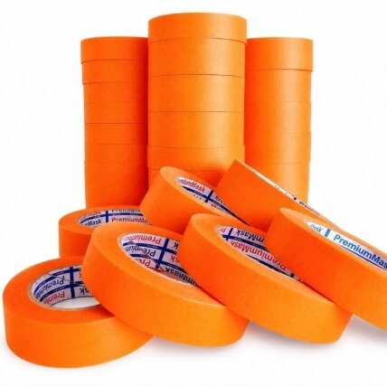 Taśma maskująca Premium Line ORANGE do lakierowania