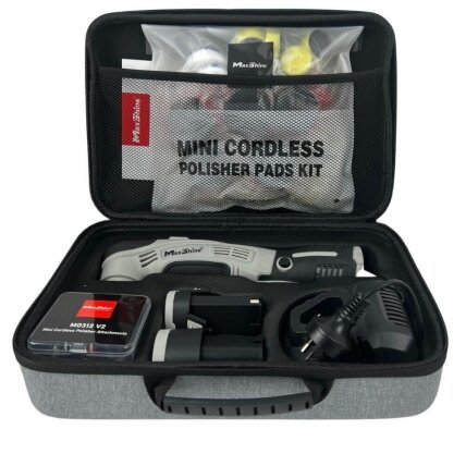 MaxShine M0312 V2 akumuliatorinė mini poliravimo mašinėlė DA/ROTARY 1