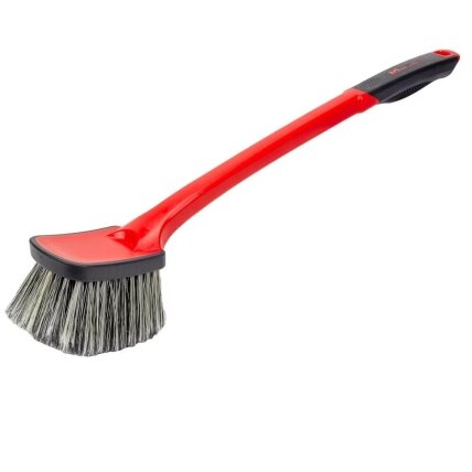 MaxShine Soft Grip ratlankių ir ratų arkų valymo šepetys ilga rankena