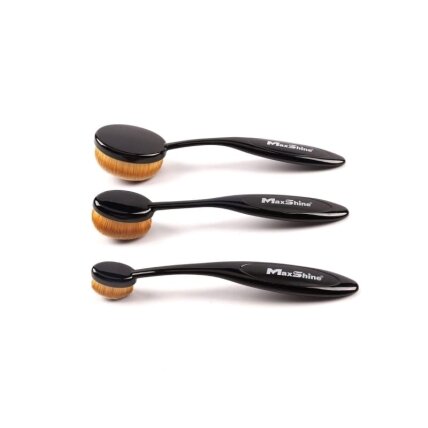 Maxshine Ultra Soft Rounded Brush šepetėlių rinkinys 3 vnt.
